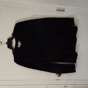 Orvis- purple knit sweater